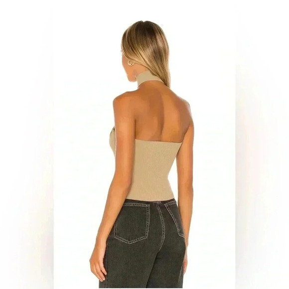 Revolve NBD Yvette Halter Top in Taupe Tan XS - Picture 3 of 4